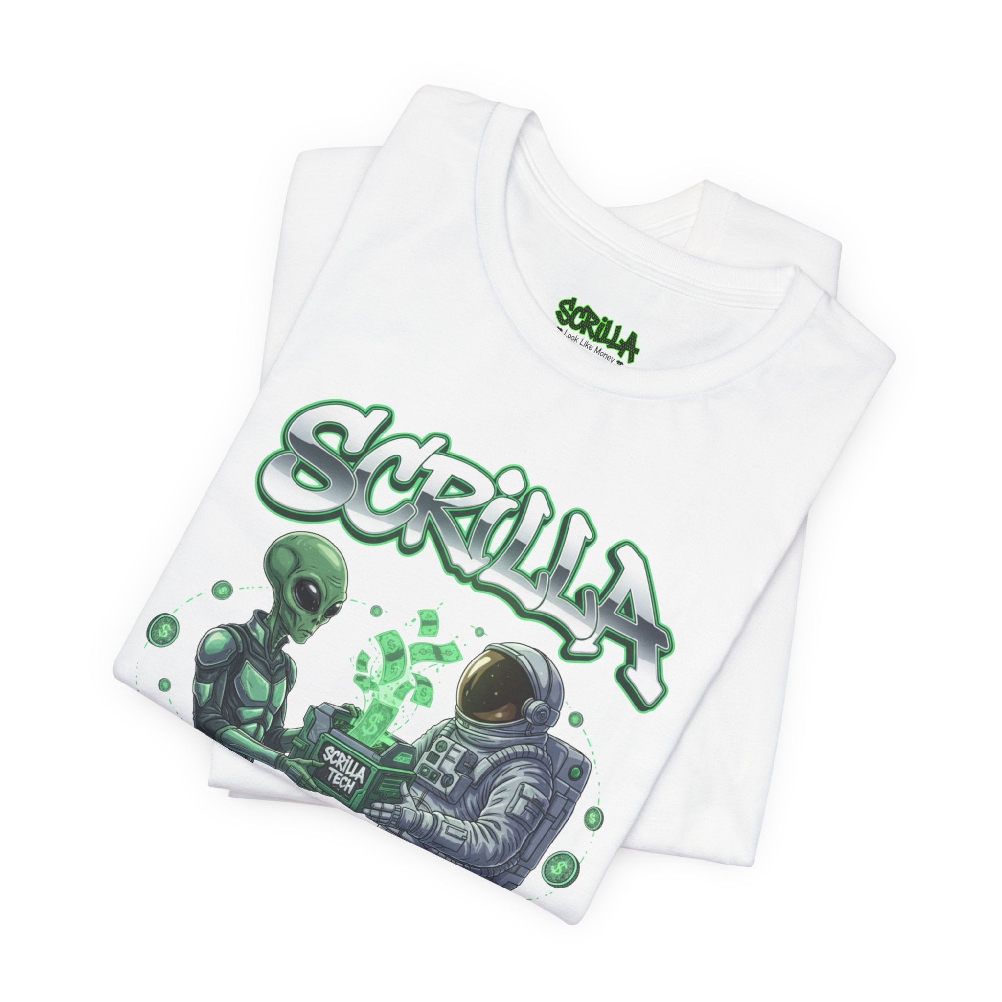 Scrilla Graffiti Tee — Urban Money Streetwear T-Shirt