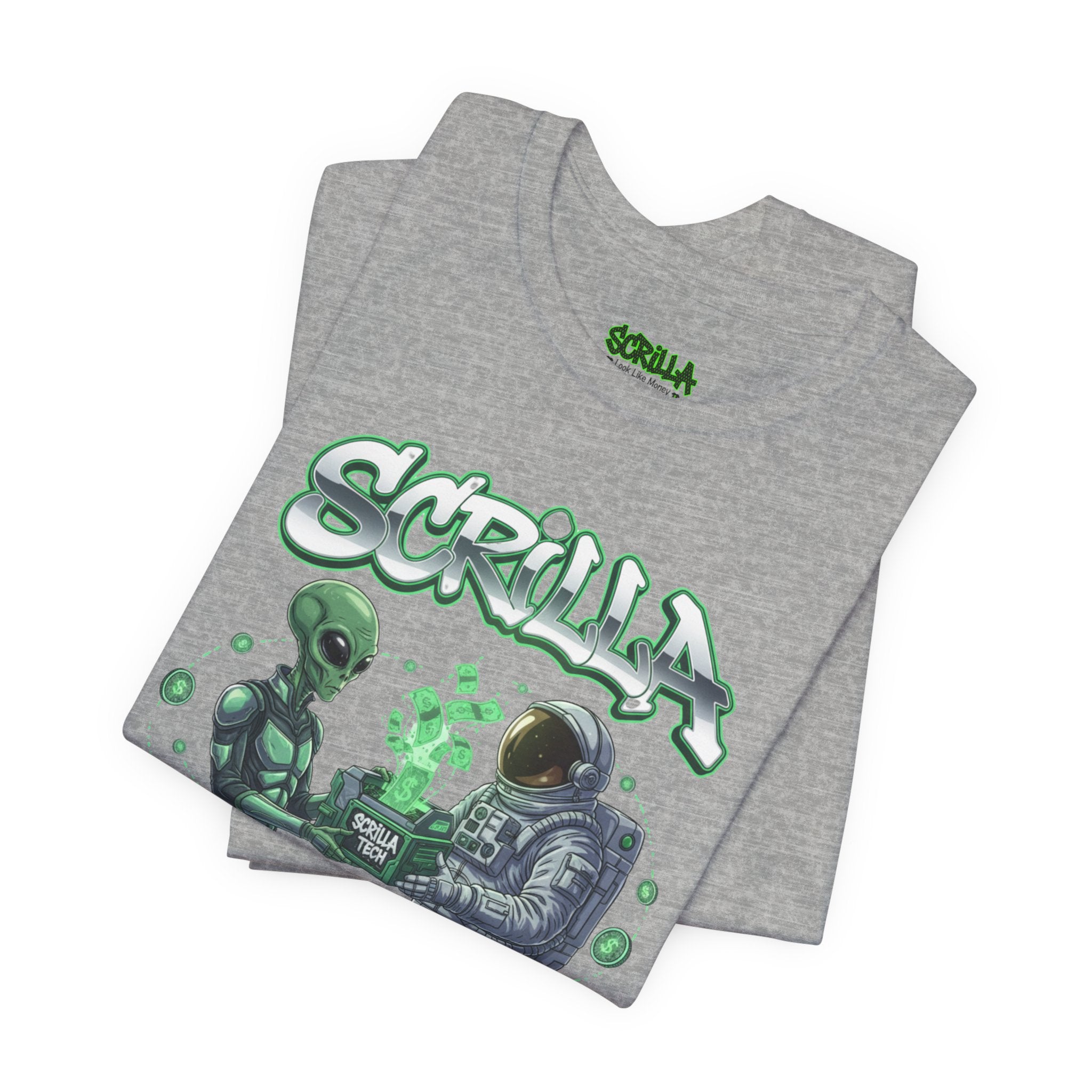 Scrilla Graffiti Tee — Urban Money Streetwear T-Shirt